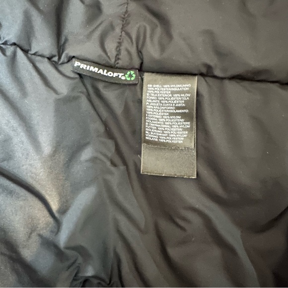 THE NORTH FACE PRIMALOFT BLACK RIP-STOP PACKABLE PUFFER JACKET SzXS - Picture 9 of 15